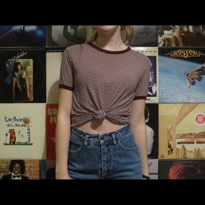 BRANDY MELVILLE STRIPED T-SHIRT